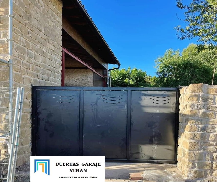 Puertas correderas motorizadas en Zaragoza